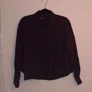 Wild fable cropped flannel